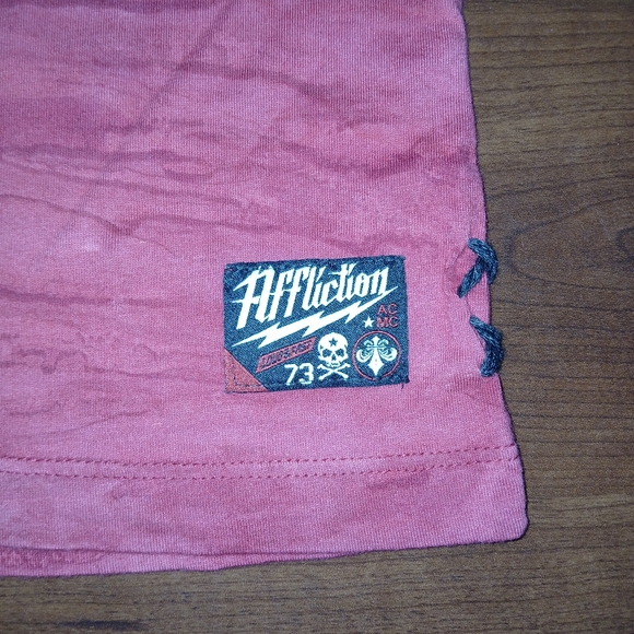 NWT Affliction Gatsby Henley T-Shirt - Picture 5 of 10